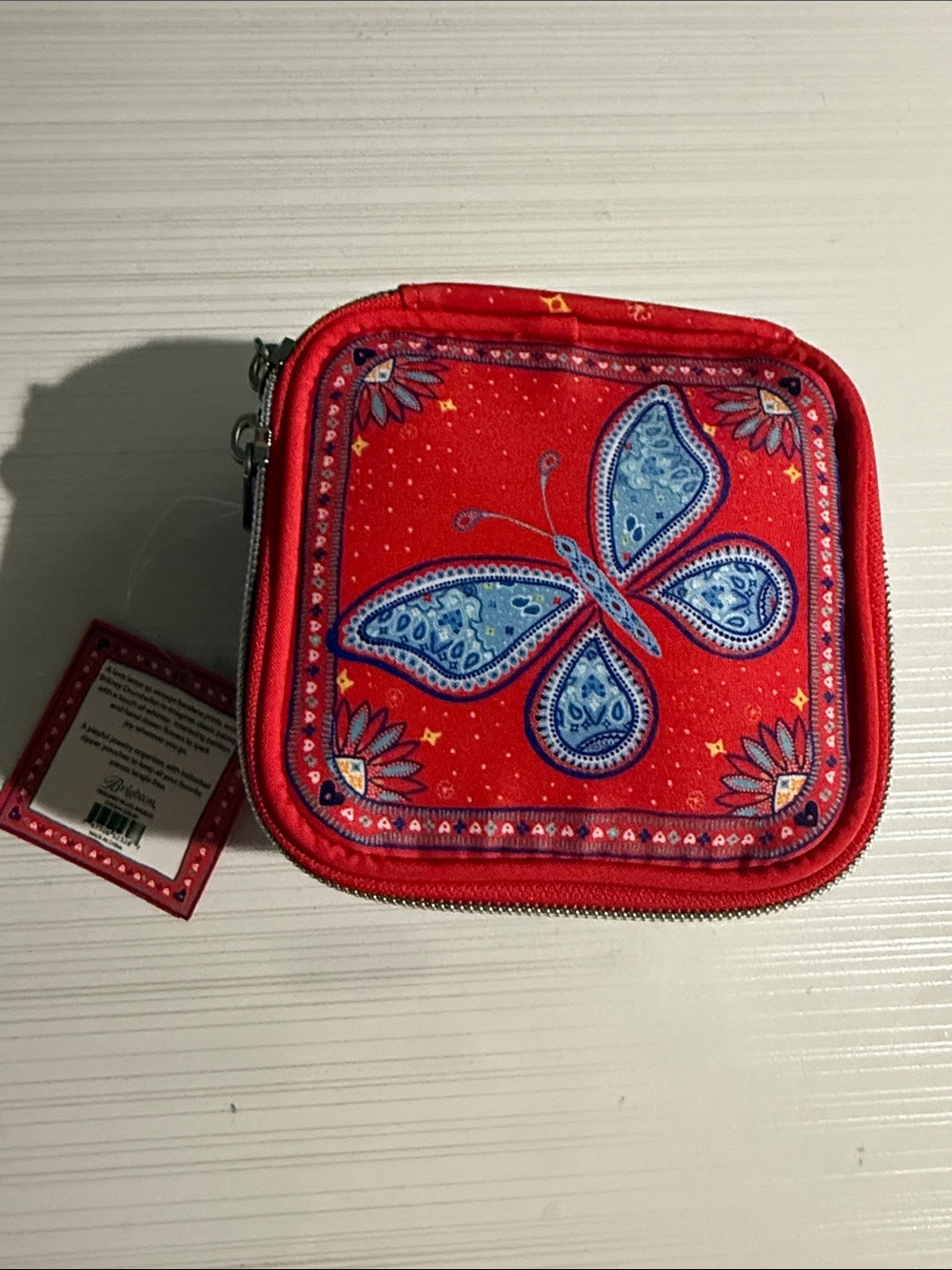 Brighton bandanna love jewelry case has all six pouches
